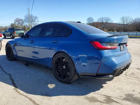2023 Bmw M3, VIN WBS43AY08PFP75522. Фото 2 из 6 с аукциона Copart. Каталог авто из США OpenDataCar.