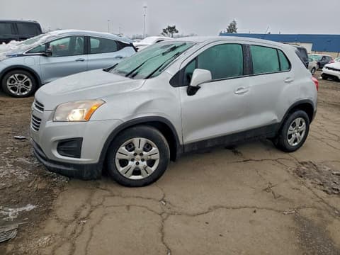 2016 Chevrolet Trax, VIN KL7CJKSB5GB760618. Фото 1 з 6 з аукціону Copart. Каталог авто зі США OpenDataCar.