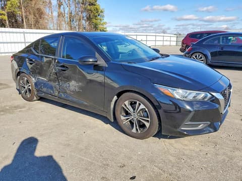 2021 Nissan Sentra, VIN 3N1AB8CV0MY204199. Фото 4 из 6 с аукциона Copart. Каталог авто из США OpenDataCar.