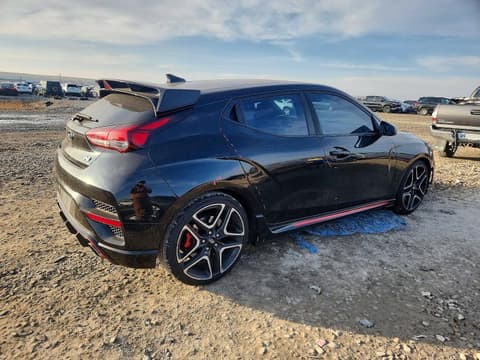 2021 Hyundai Veloster, VIN KMHT36AH6MU009534. Фото 3 з 6 з аукціону Copart. Каталог авто зі США OpenDataCar.