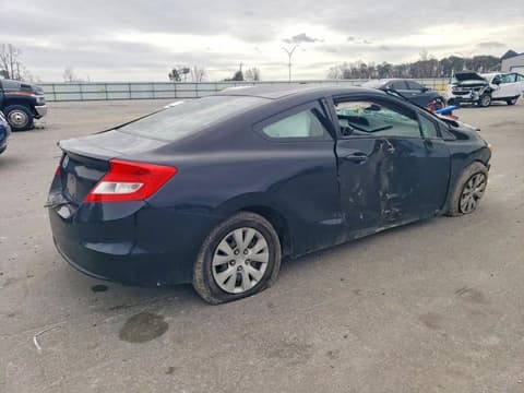 2012 Honda Civic, VIN 2HGFG3B57CH538857. Фото 3 з 6 з аукціону Copart. Каталог авто зі США OpenDataCar.