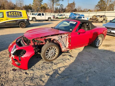 2017 Fiat 124 Spider, VIN JC1NFAEK9H0122868. Photo 1 of 6 from Copart auction. OpenDataCar US salvage catalog.