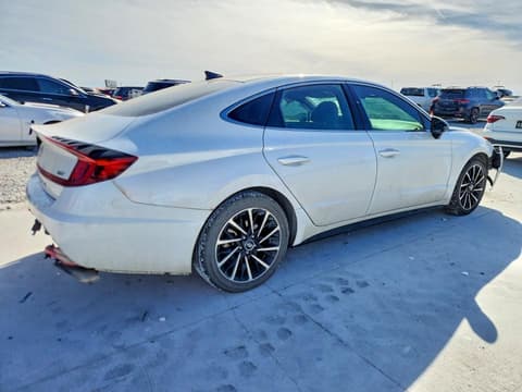 2020 Hyundai Sonata, VIN 5NPEJ4J28LH017923. Фото 3 з 6 з аукціону Copart. Каталог авто зі США OpenDataCar.