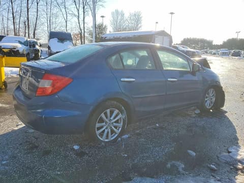 2012 Honda Civic, VIN 19XFB2F86CE334526. Фото 3 з 6 з аукціону Copart. Каталог авто зі США OpenDataCar.