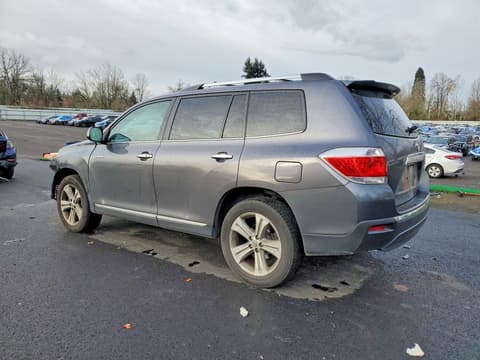 2012 Toyota Highlander, VIN 5TDDK3EH8CS171107. Фото 2 из 6 с аукциона Copart. Каталог авто из США OpenDataCar.