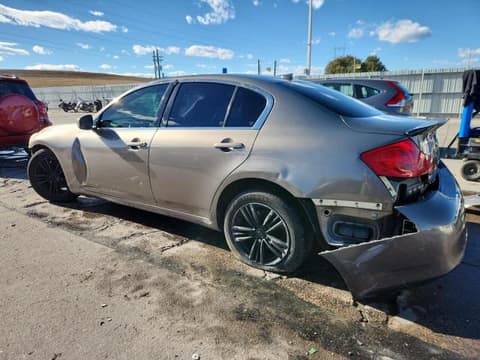 2010 Infiniti G37, VIN JN1CV6AR0AM461601. Фото 2 з 6 з аукціону Copart. Каталог авто зі США OpenDataCar.