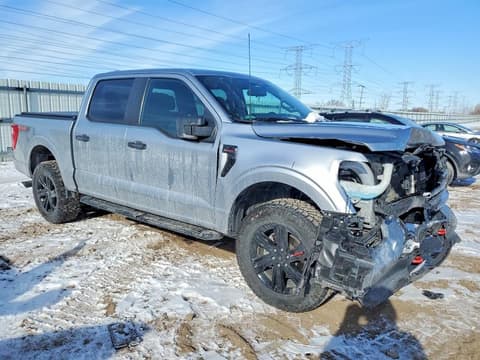 2023 Ford F-150 Lightning, VIN 1FTFW1E50PFA12210. Фото 4 з 6 з аукціону Copart. Каталог авто зі США OpenDataCar.