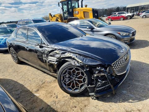 2021 Genesis G80, VIN KMTGC4SD6MU048017. Фото 4 з 6 з аукціону Copart. Каталог авто зі США OpenDataCar.