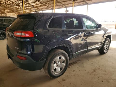 2014 Jeep Cherokee, VIN 1C4PJMAB2EW252985. Фото 3 из 6 с аукциона Copart. Каталог авто из США OpenDataCar.