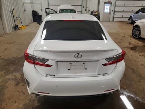 2016 Lexus RC 350, VIN JTHHE5BCXG5013116. Zdjęcie 6 z 6 z aukcji Copart. Katalog aut z USA OpenDataCar.