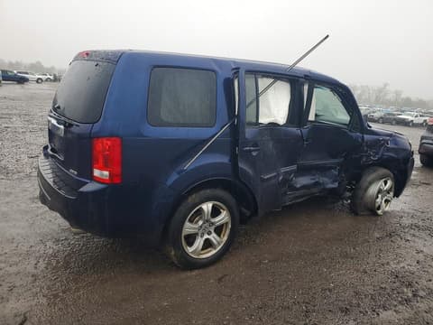 2013 Honda Pilot, VIN 5FNYF4H57DB005874. Фото 3 з 6 з аукціону Copart. Каталог авто зі США OpenDataCar.