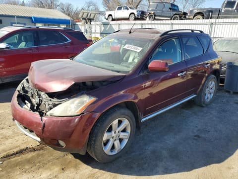 2007 Nissan Murano, VIN JN8AZ08T77W500869. Фото 1 з 6 з аукціону Copart. Каталог авто зі США OpenDataCar.