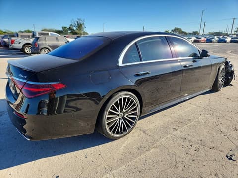 2022 Mercedes-benz S-Class, VIN W1K6G6DB6NA163554. Фото 3 з 6 з аукціону Copart. Каталог авто зі США OpenDataCar.