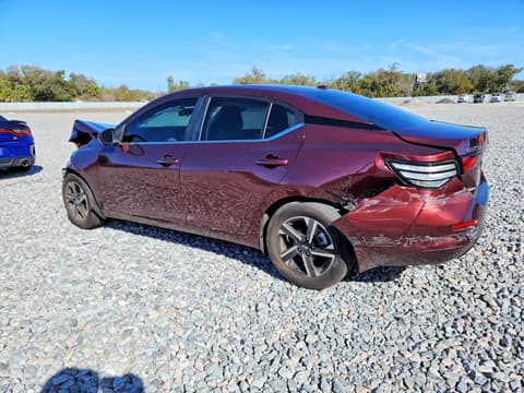 2025 Nissan Sentra, VIN 3N1AB8CV4SY318901. Zdjęcie 2 z 6 z aukcji Copart. Katalog aut z USA OpenDataCar.