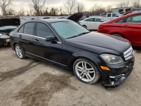 2012 Mercedes-benz C-Class, VIN WDDGF8BB9CR205140. Фото 4 из 6 с аукциона Copart. Каталог авто из США OpenDataCar.