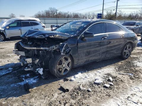 2014 Mercedes-benz CLA-Class, VIN WDDSJ4EBXEN054011. Фото 1 з 6 з аукціону Copart. Каталог авто зі США OpenDataCar.