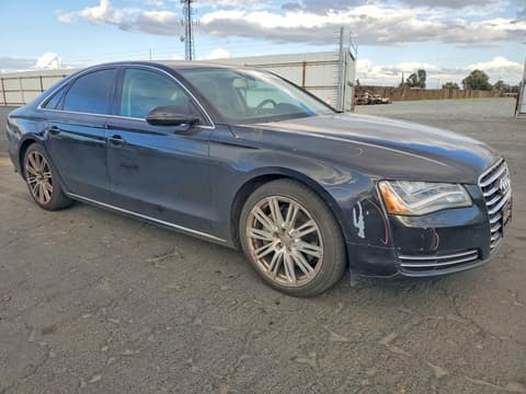 2014 Audi A8 Quattro, VIN WAUAGAFD3EN009282. Zdjęcie 4 z 6 z aukcji Copart. Katalog aut z USA OpenDataCar.