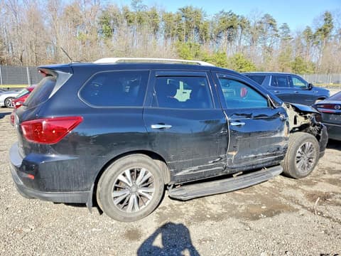 2017 Nissan Pathfinder, VIN 5N1DR2MM9HC906167. Фото 3 з 6 з аукціону Copart. Каталог авто зі США OpenDataCar.