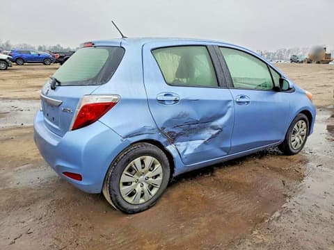 2014 Toyota Yaris, VIN JTDKTUD33ED592134. Фото 3 з 6 з аукціону Copart. Каталог авто зі США OpenDataCar.