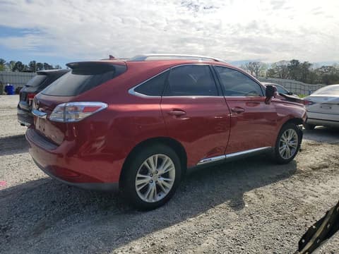 2010 Lexus RX 450h, VIN JTJBC1BA2A2407428. Фото 3 з 6 з аукціону Copart. Каталог авто зі США OpenDataCar.