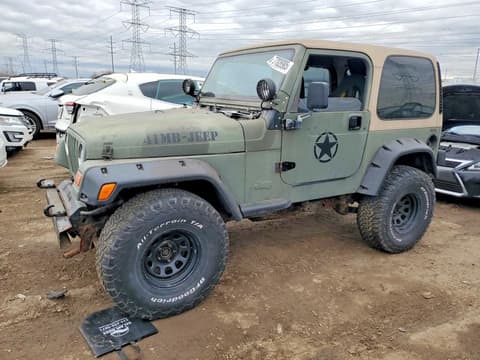 1997 Jeep Wrangler, VIN 1J4FY19S4VP486558. Фото 1 з 6 з аукціону Copart. Каталог авто зі США OpenDataCar.