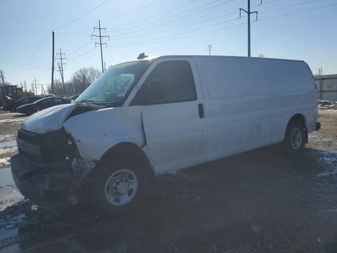 2019 Chevrolet Express 3500, VIN 1GCZGHFG2K1223062. Фото 1 з 6 з аукціону Copart. Каталог авто зі США OpenDataCar.