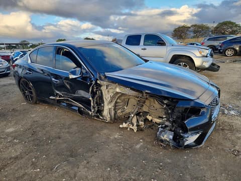 2018 Infiniti Q50, VIN JN1AV7AP4JM160034. Фото 4 з 6 з аукціону Copart. Каталог авто зі США OpenDataCar.