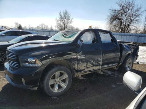 2015 Ram 1500, VIN 1C6RR7MT9FS525427. Photo 1 of 6 from Copart auction. OpenDataCar US salvage catalog.