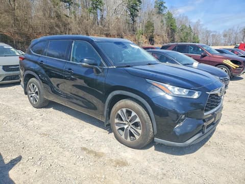 2020 Toyota Highlander, VIN 5TDGZRBH9LS504284. Фото 4 з 6 з аукціону Copart. Каталог авто зі США OpenDataCar.