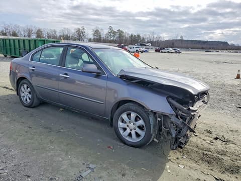 2007 Kia Optima, VIN KNAGE123075099233. Фото 4 з 6 з аукціону Copart. Каталог авто зі США OpenDataCar.