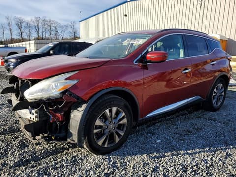2017 Nissan Murano, VIN 5N1AZ2MG6HN102247. Фото 1 з 6 з аукціону Copart. Каталог авто зі США OpenDataCar.