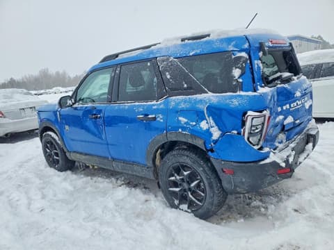2025 Ford Bronco Sport, VIN 3FMCR9BN4SRE97777. Фото 2 з 6 з аукціону Copart. Каталог авто зі США OpenDataCar.