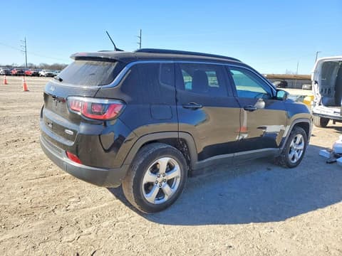 2018 Jeep Compass, VIN 3C4NJCBB7JT254974. Фото 3 из 6 с аукциона Copart. Каталог авто из США OpenDataCar.