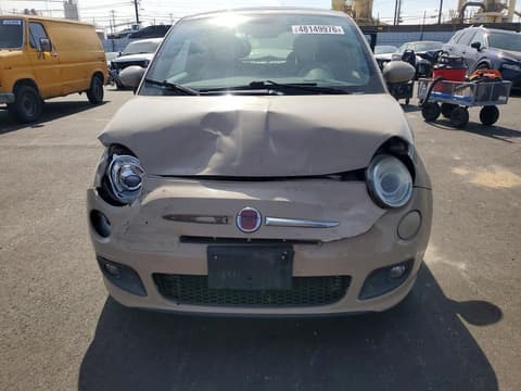 2012 Fiat 500, VIN 3C3CFFBR0CT213214. Фото 5 з 6 з аукціону Copart. Каталог авто зі США OpenDataCar.