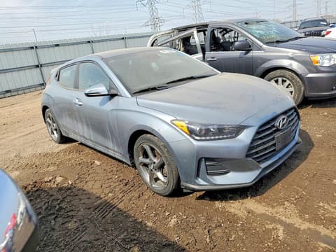 2019 Hyundai Veloster, VIN KMHTG6AFXKU017099. Photo 4 of 6 from Copart auction. OpenDataCar US salvage catalog.