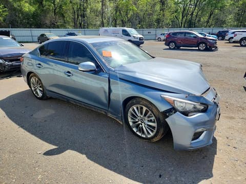 2019 Infiniti Q50, VIN JN1EV7AP4KM518218. Фото 4 з 6 з аукціону Copart. Каталог авто зі США OpenDataCar.
