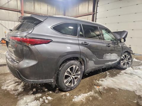 2021 Toyota Highlander, VIN 5TDGZRBH1MS541461. Фото 3 з 6 з аукціону Copart. Каталог авто зі США OpenDataCar.