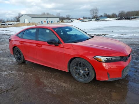 2025 Honda Civic, VIN 2HGFE2F54SH531129. Фото 4 з 6 з аукціону Copart. Каталог авто зі США OpenDataCar.