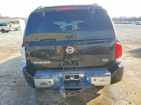 2007 Nissan Armada, VIN 5N1BA08AX7N714035. Photo 6 of 6 from Copart auction. OpenDataCar US salvage catalog.
