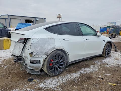 2022 Tesla Model Y, VIN 7SAYGDEF2NF361261. Фото 3 з 6 з аукціону Copart. Каталог авто зі США OpenDataCar.
