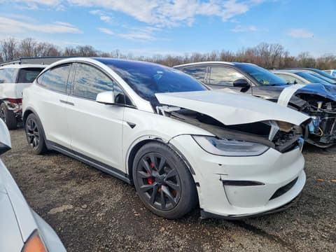 2022 Tesla Model X, VIN 7SAXCBE64NF342982. Фото 4 з 6 з аукціону Copart. Каталог авто зі США OpenDataCar.