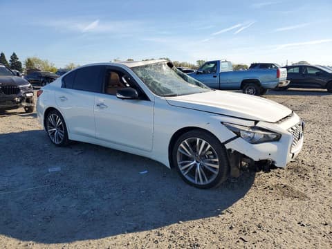 2023 Infiniti Q50, VIN JN1EV7CP0PM512789. Фото 4 з 6 з аукціону Copart. Каталог авто зі США OpenDataCar.