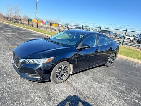 2021 Nissan Sentra, VIN 3N1AB8CVXMY222998. Фото 2 з 6 з аукціону Copart. Каталог авто зі США OpenDataCar.