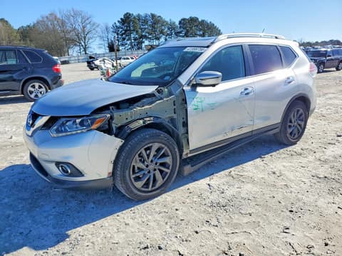 2016 Nissan Rogue, VIN 5N1AT2MT3GC761296. Фото 1 з 6 з аукціону Copart. Каталог авто зі США OpenDataCar.