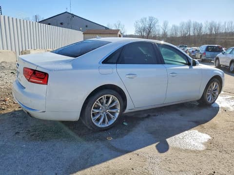 2013 Audi A8 Quattro, VIN WAUAGAFD2DN012947. Zdjęcie 3 z 6 z aukcji Copart. Katalog aut z USA OpenDataCar.