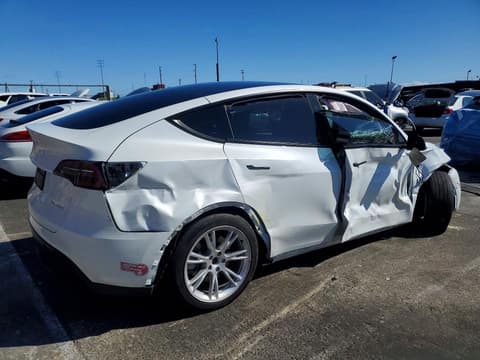 2023 Tesla Model Y, VIN 7SAYGAEEXPF881507. Фото 3 из 6 с аукциона Copart. Каталог авто из США OpenDataCar.