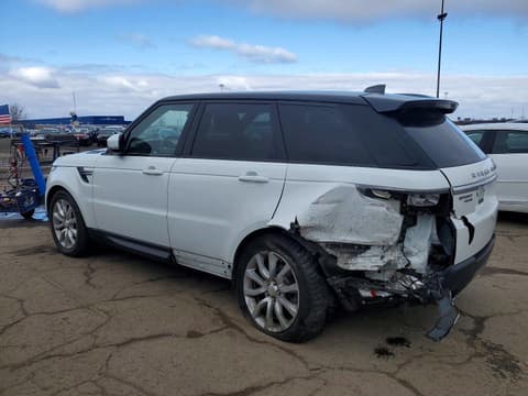 2017 Land rover Range Rover Sport, VIN SALWG2FV7HA147032. Фото 2 з 6 з аукціону Copart. Каталог авто зі США OpenDataCar.