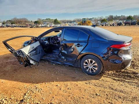 2022 Toyota Corolla, VIN JTDEAMDE7NJ057667. Фото 2 з 6 з аукціону Copart. Каталог авто зі США OpenDataCar.