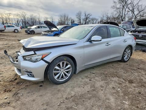 2014 Infiniti Q50, VIN JN1BV7AP4EM691390. Фото 1 з 6 з аукціону Copart. Каталог авто зі США OpenDataCar.