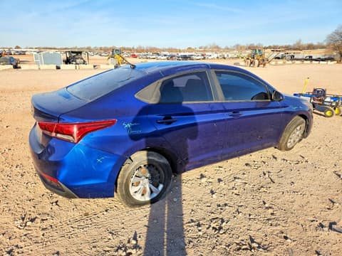 2019 Hyundai Accent, VIN 3KPC24A35KE075682. Фото 3 з 6 з аукціону Copart. Каталог авто зі США OpenDataCar.